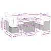 vidaXL sofas&aelig;t til haven 9 dele med hynder polyrattan akacietr&aelig; gr&aring;