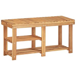 vidaXL skoreol 90 x 32 x 46 cm massivt akacietr&aelig;
