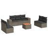 vidaXL sofas&aelig;t til haven 8 dele med hynder polyrattan gr&aring;