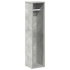 vidaXL badev&aelig;relsesskab med rulleholder betongr&aring; 20,5x20x90 cm