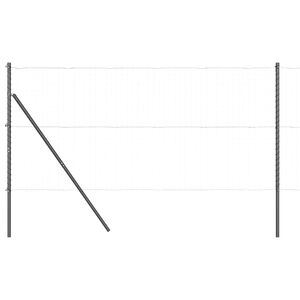 vidaXL Hegnsp&aelig;l 26 pcs Gr&aring; 3,2 x 3,2 x 150 cm