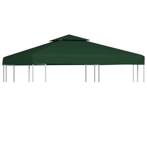 vidaXL baldakin til havepavillon 3x3 m 310 g/m&sup2; gr&oslash;n