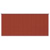 vidaXL Udend&oslash;rs rullesk&aelig;rm 90% UV blok Terracotta 350 x 140 cm HDPE