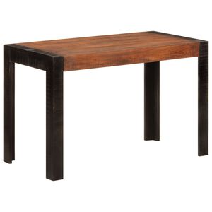 vidaXL spisebord 120x60x76 cm massivt mangotr&aelig; gyldenbrun