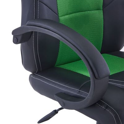 vidaXL gamingstol kunstlæder grøn