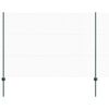 vidaXL Sekskantet hegn med stolpe 25 x 1,5 m PVC-belagt st&aring;l Gr&oslash;n Mesh