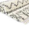 vidaXL shaggy t&aelig;ppe Berber PP 160 x 230 cm beige og gr&aring;
