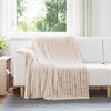 vidaXL Kastet&aelig;pper 6 pcs Beige 200 x 150 cm Fleece