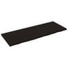 vidaXL v&aelig;ghylde 160x60x(2-4) cm behandlet massivt egetr&aelig; m&oslash;rkebrun
