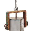 vidaXL industriel h&aelig;ngelampe 40 cm E27 25 W flerfarvet rund