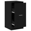 vidaXL Apoteker Kabinet Sort eg 40 x 41 x 77.5 cm Konstrueret tr&aelig;