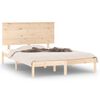 vidaXL sengeramme 120x190 cm massivt tr&aelig;