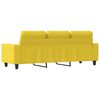 vidaXL 3-personers sofa 180 cm stof lysegul