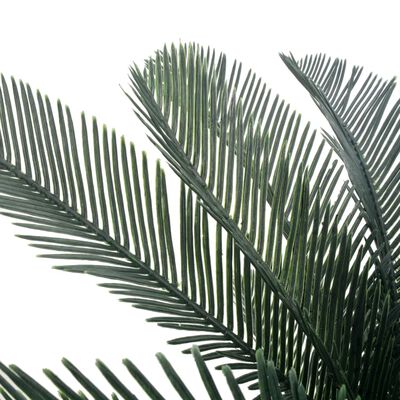 vidaXL kunstig cycaspalme med urtepotte grøn 125 cm