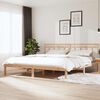 vidaXL sengeramme 160x200 cm massivt fyrretr&aelig;