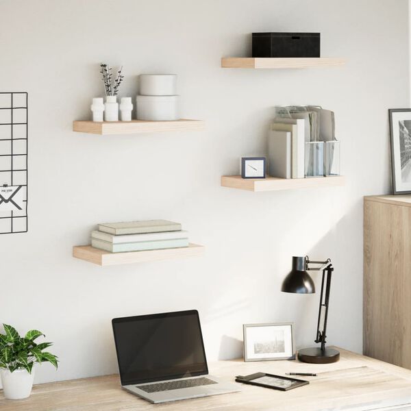 vidaXL v&aelig;ghylder 4 stk. 40x23,5x4 cm konstrueret tr&aelig;