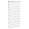 vidaXL zebragardin hvid 90x100 cm stofbredde 85,9 cm polyester