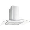 vidaXL v&aelig;gmonteret emh&aelig;tte 90 cm rustfrit st&aring;l 756 m&sup3;/t. LED