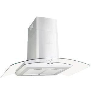 vidaXL v&aelig;gmonteret emh&aelig;tte 90 cm rustfrit st&aring;l 756 m&sup3;/t. LED