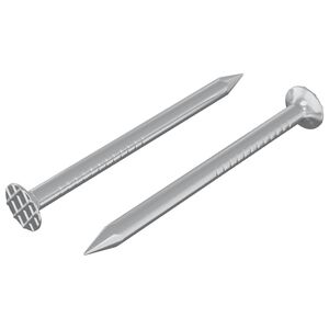 vidaXL N&auml;gle til Tr&aelig; 2 pcs S&oslash;lv &Oslash; 3 x 15 mm Metal