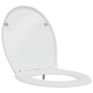 vidaXL Toilet s&aelig;de Hvid 47 x 37 x 4 cm Duroplast
