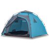 vidaXL 4-personers campingtelt quick-release bl&aring;