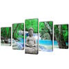 vidaXL Kanvasbilleds&aelig;t Buddha 200 x 100 cm