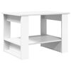 vidaXL Sofabord Hvid 72 x 50 x 50 cm Konstrueret tr&aelig;