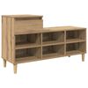 vidaXL Sko skab 102 x 36 x 60 cm Konstrueret tr&aelig; Artisan-eg