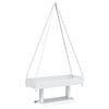 vidaXL Metal juletr&aelig; KUOPIO 60 cm St&aring;l Hvid