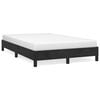 vidaXL sengeramme uden madras 120x190 cm fl&oslash;jl enkeltseng sort