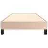 vidaXL Boxspring sengeramme 80x200 cm kunstl&aelig;der cappuccinofarvet