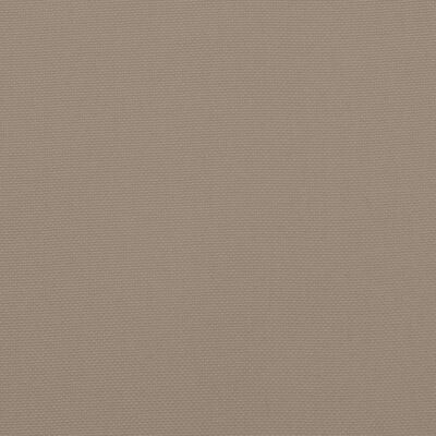 vidaXL pallehynde 60x60x6 cm oxfordstof gråbrun