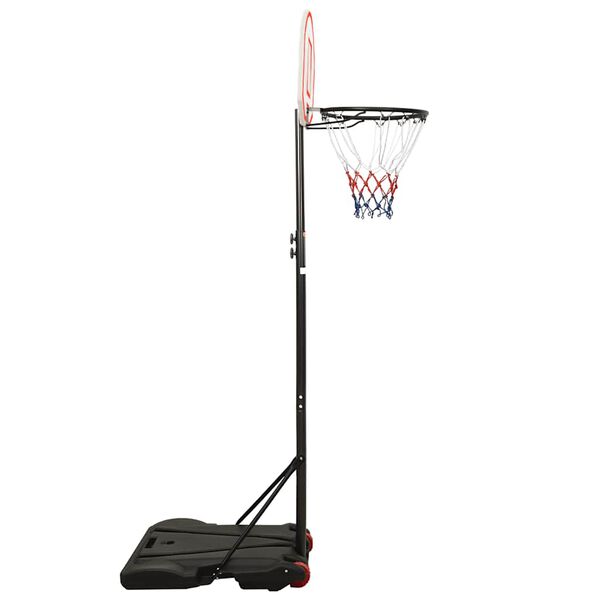 vidaXL basketballstativ 216-250 cm polyethylen hvid