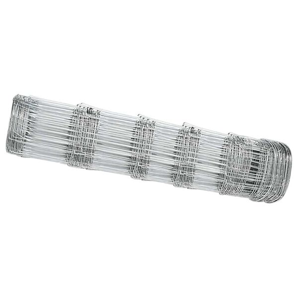 vidaXL Markhegn Sølv 50 x 0.8 m Galvaniseret stål