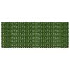 vidaXL Altanscreen med blade Gr&oslash;n 400 x 150 cm Polyethylen og stof