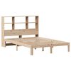 vidaXL seng med reol uden madras 140x200 cm massivt fyrretr&aelig;