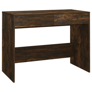 vidaXL skrivebord 101x50x76,5 cm konstrueret tr&aelig; r&oslash;get egetr&aelig;sfarve