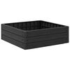 vidaXL H&aelig;vet bed Sort 75,5 x 75,5 x 25 cm PP