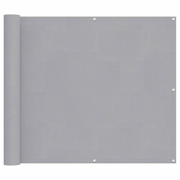 vidaXL Altan Sk&aelig;rm Lysegr&aring; 100 x 400 cm Oxford stof