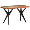 vidaXL spisebord 120x60x76 cm massivt genbrugstr&aelig;