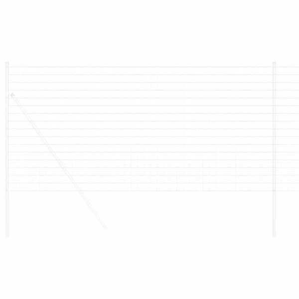 vidaXL Euro Hejn Sølv 1.2 x 25 m Varmegalvaniseret jern