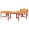vidaXL Tr&aelig; B&aelig;nk 4 -Seater 210 x 80 x 45 cm Massiv Eucalyptus Tr&aelig;
