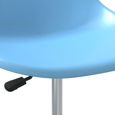 vidaXL drejelige spisebordsstole 4 stk. PP blå