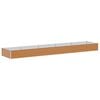 vidaXL H&oslash;jbed Lys Brun 485 x 100 x 36 cm Galvaniseret st&aring;l