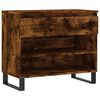 vidaXL skoskab 70x36x60 cm konstrueret tr&aelig; r&oslash;get egetr&aelig;sfarve