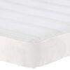 vidaXL Sengemadras med madras Creme 90 x 200 cm Stof