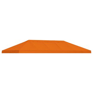 vidaXL Gazebo Klap Cover 6 x 3 m Orange Polyester 190