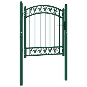 vidaXL Hegnsl&aring;ger EMMEN 104 x 86 cm L&aring;ses Pulverlakeret St&aring;l Green