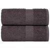 vidaXL vaskeh&aring;ndkl&aelig;der FROGN 2 stk. antracit 30x30 cm 360 gsm